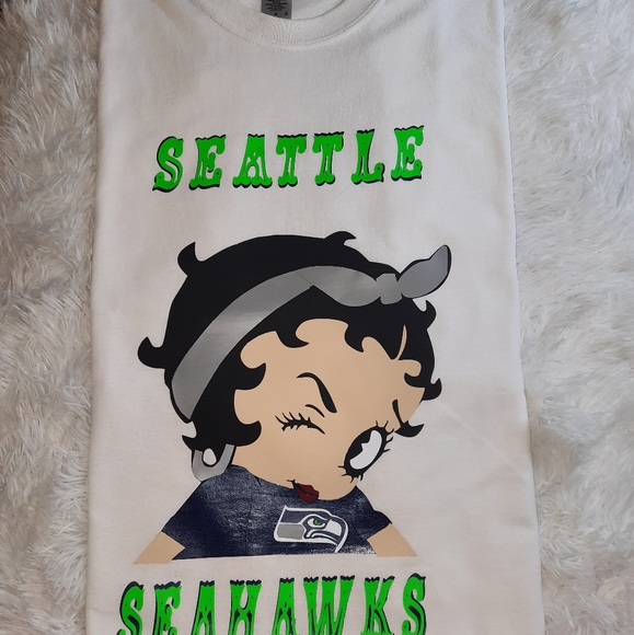 Custom Design Seattle Seahawks Shirts - Picture 4 of 4